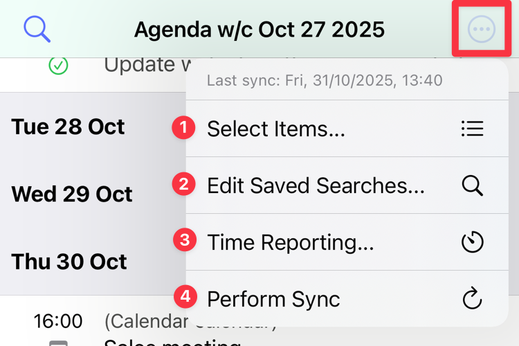 Agenda menu button img